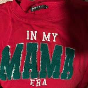 Red 'In My Mama Era' Sweatshirt